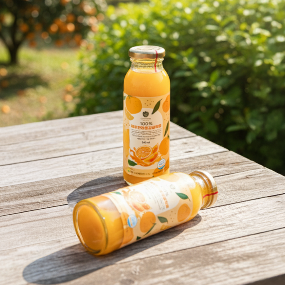 오라향 100%제주한라봉감귤착즙 (240ml x 35개)