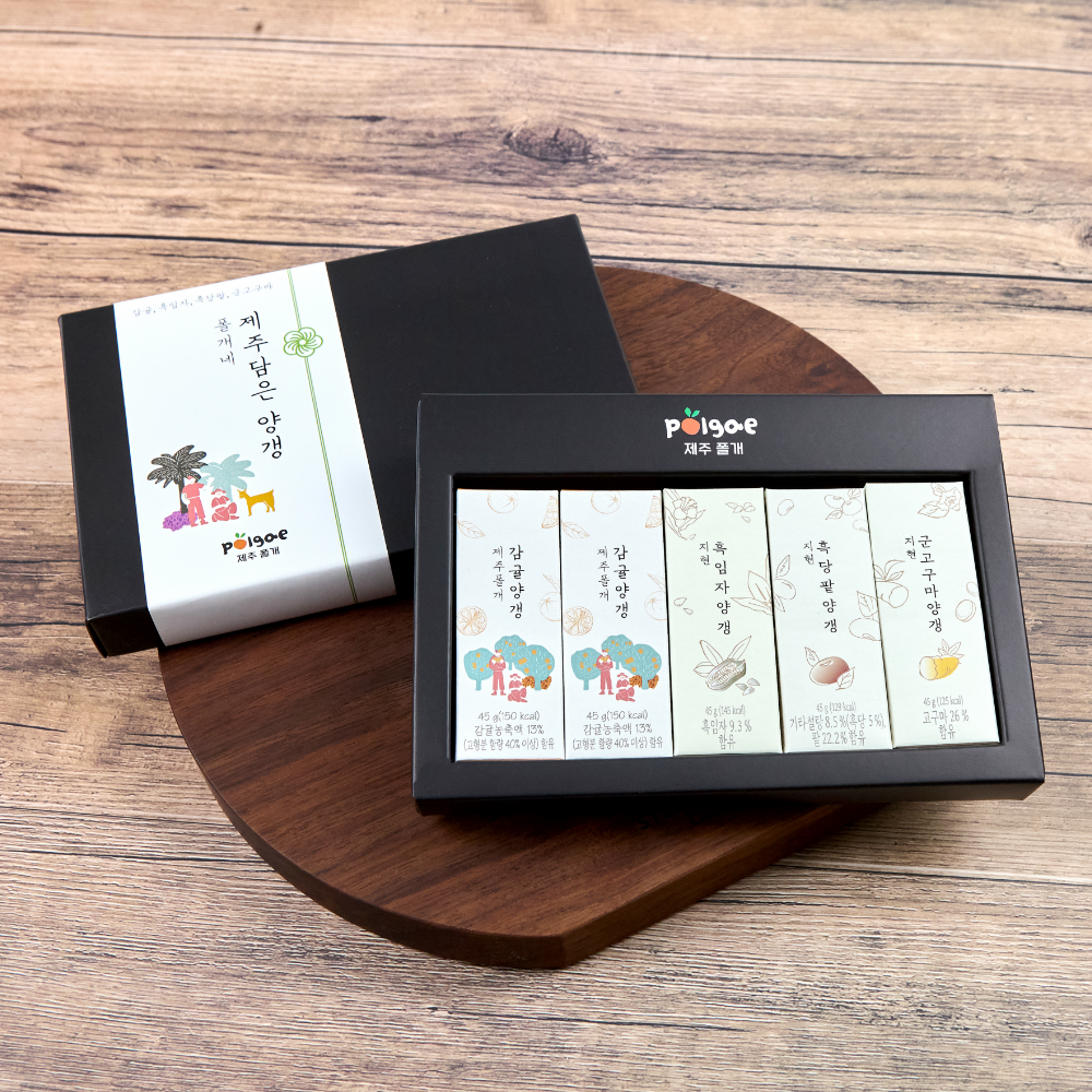 폴개네 제주담은 양갱 5개입  1박스 ,24개입 1박스 택