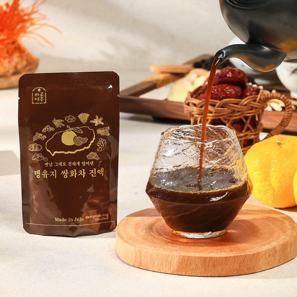 수제 쌍화진액 하루제주 뎅유지 쌍화차 100ml x 14포