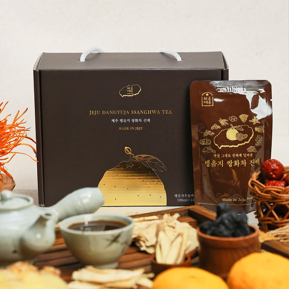 수제 쌍화진액 하루제주 뎅유지 쌍화차 100ml x 14포