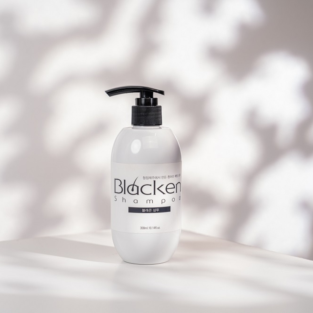 제주수 블래큰 샴푸 300ml