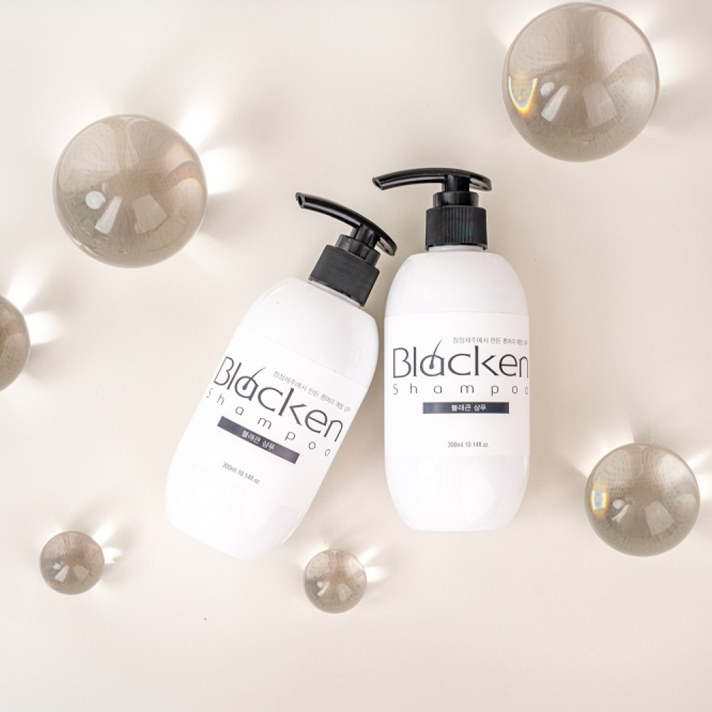 제주수 블래큰 샴푸 300ml