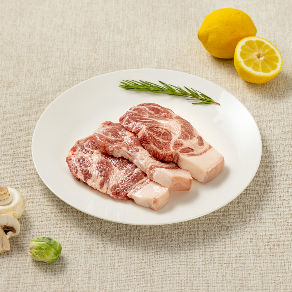 제주직송 육즙가득 담백한 제주흑돼지 목살 1kg