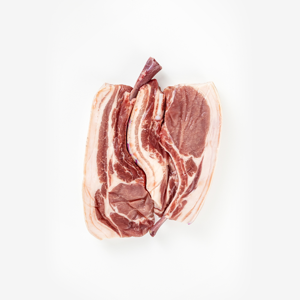 제주 돈마호크 부위 제주 흑돼지 뼈삼겹 1kg