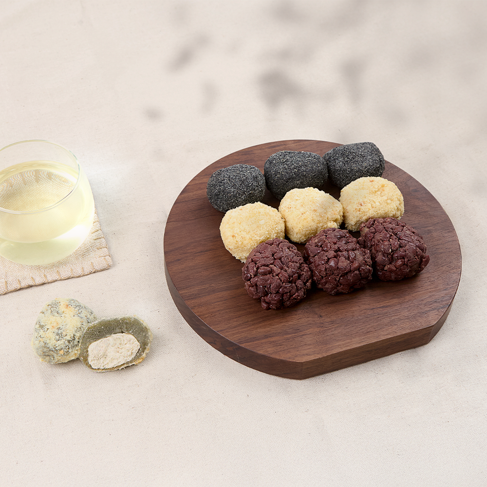 제주 블루탐 오메기떡40개입(팥,흑임자,크림치즈,귤)