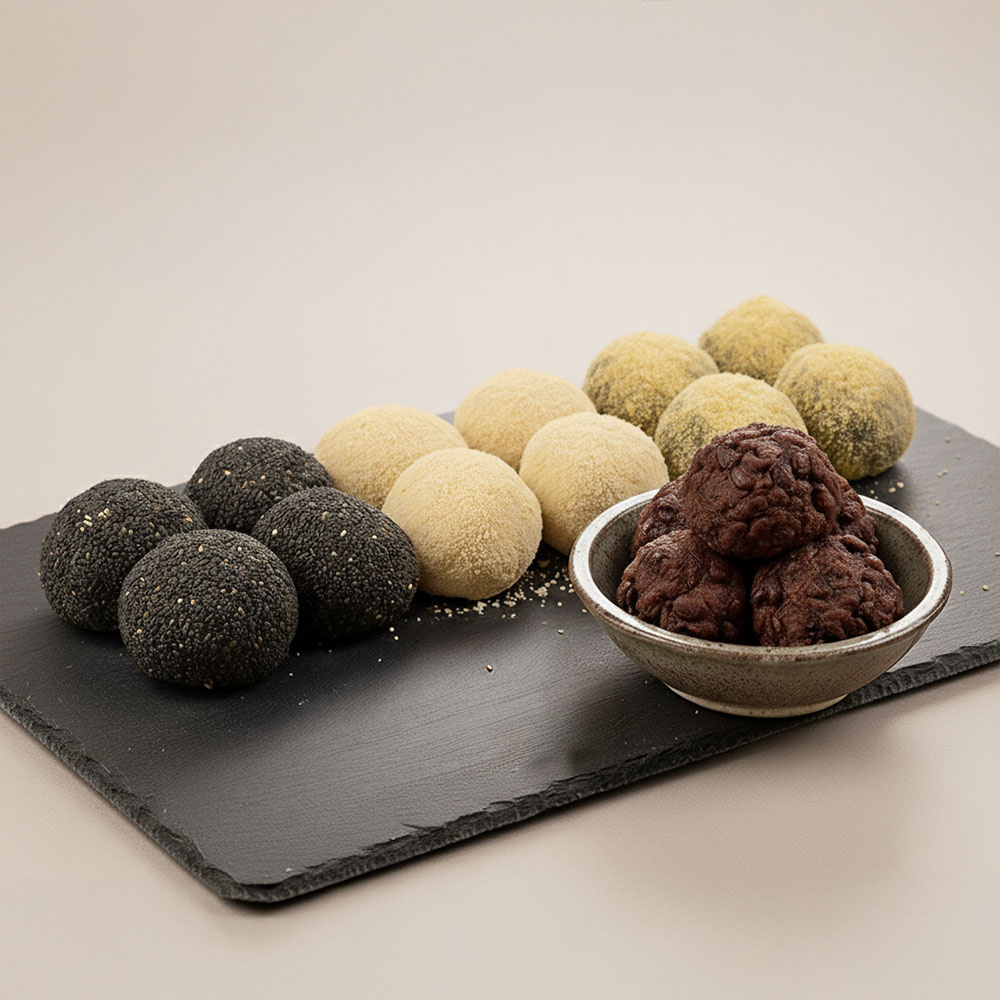 제주 블루탐 오메기떡 20개입(팥,귤,흑임자,크림치즈)