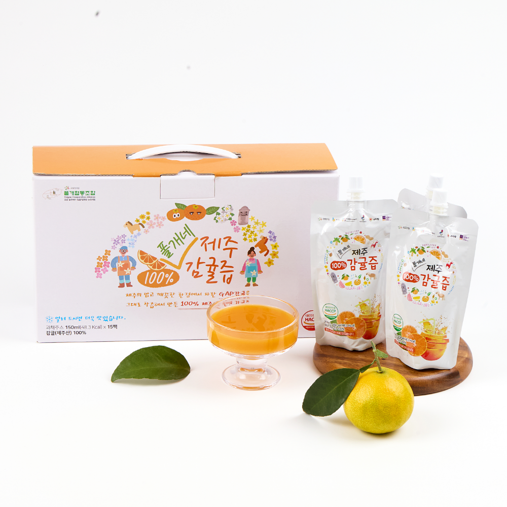 폴개 제주감귤즙 15개입 1박스