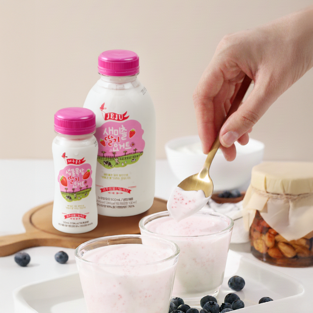 [샘물목장]딸기 요거트 120ml x5