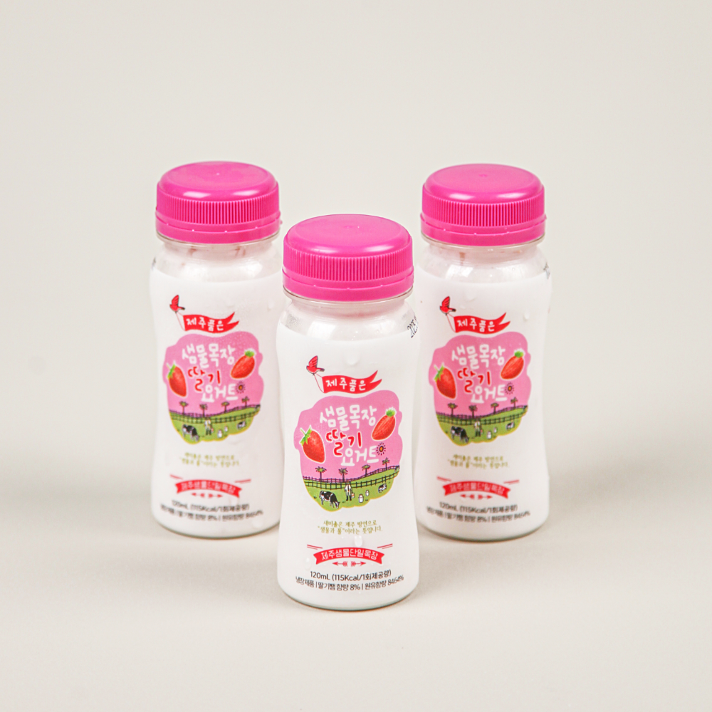 [샘물목장]딸기 요거트 120ml x5