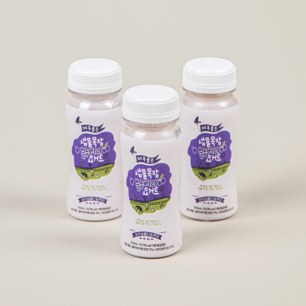 [샘물목장]블루베리 요거트 120ml x5