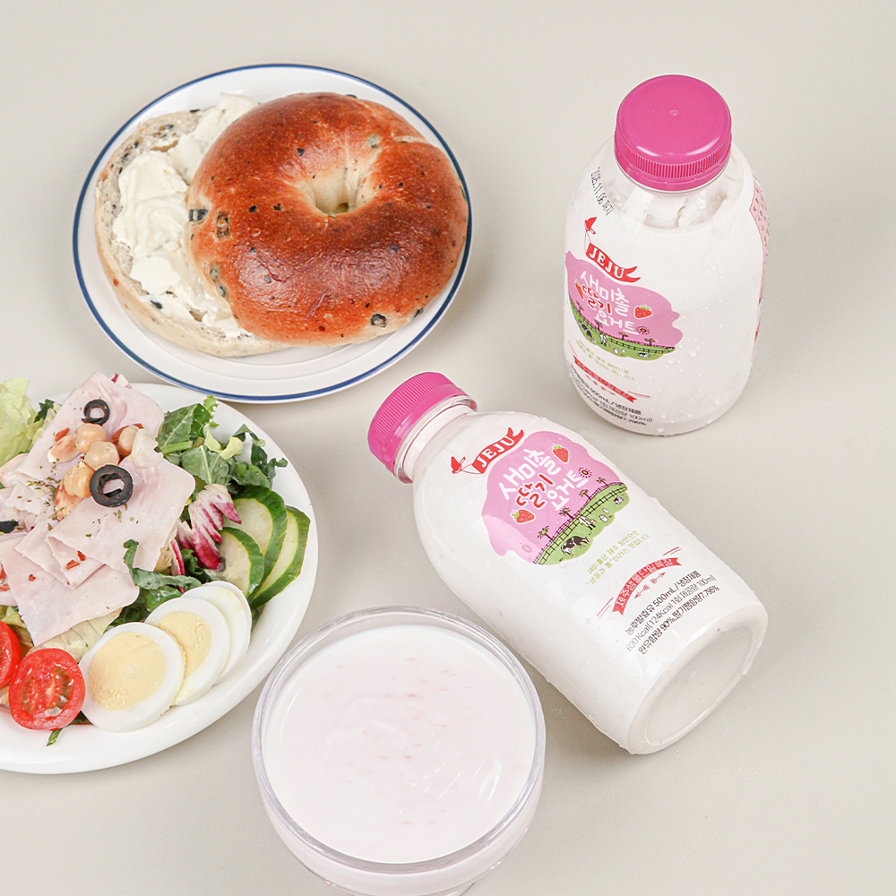 [새미촐]딸기 요거트 500ml x2