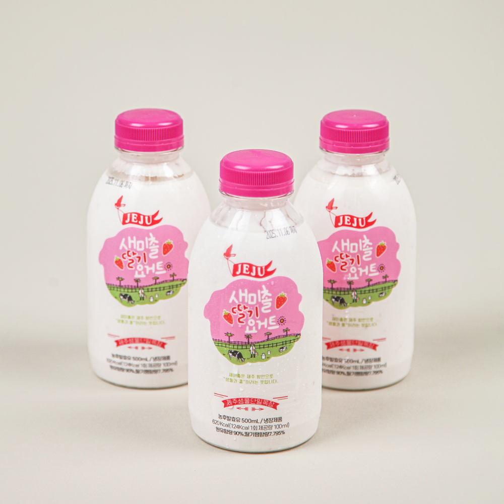 [새미촐]딸기 요거트 500ml x2