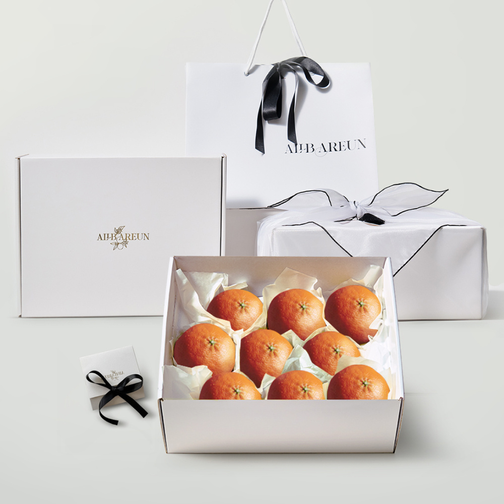 [프리미엄]레드향 선물세트 각별한 선물 (레드향 로열과 3kg + 보자기 포장)