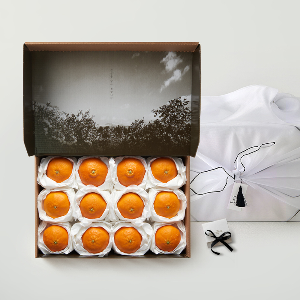 [프리미엄]레드향 선물세트 특별한 선물 (레드향 로열과 5kg + 보자기 포장)