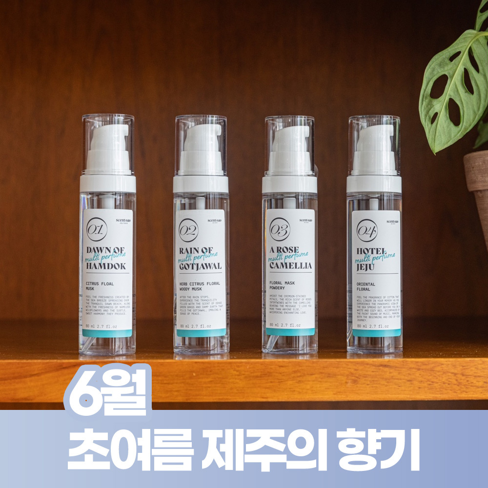 6월초여름제주의향기 [오아오아] 센트오아 - 멀티퍼퓸 4종