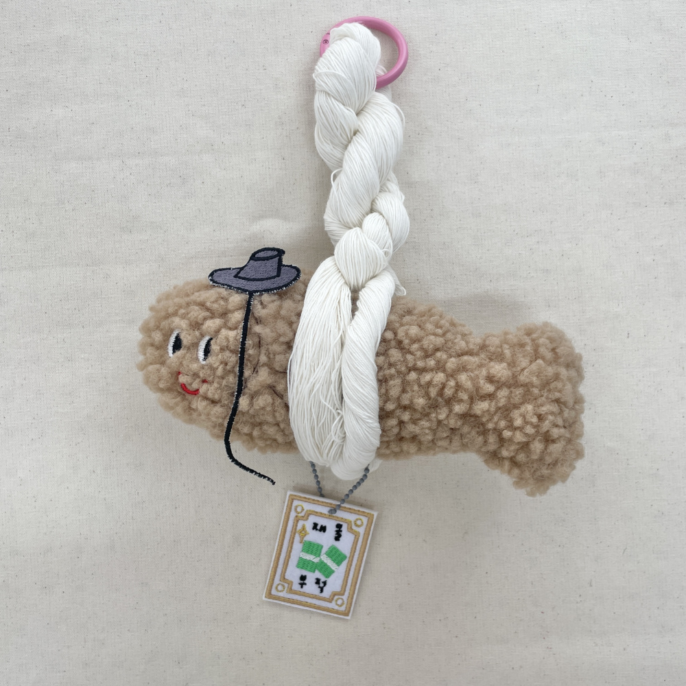 갓 쓴 액막이 명태 - 인테리어용