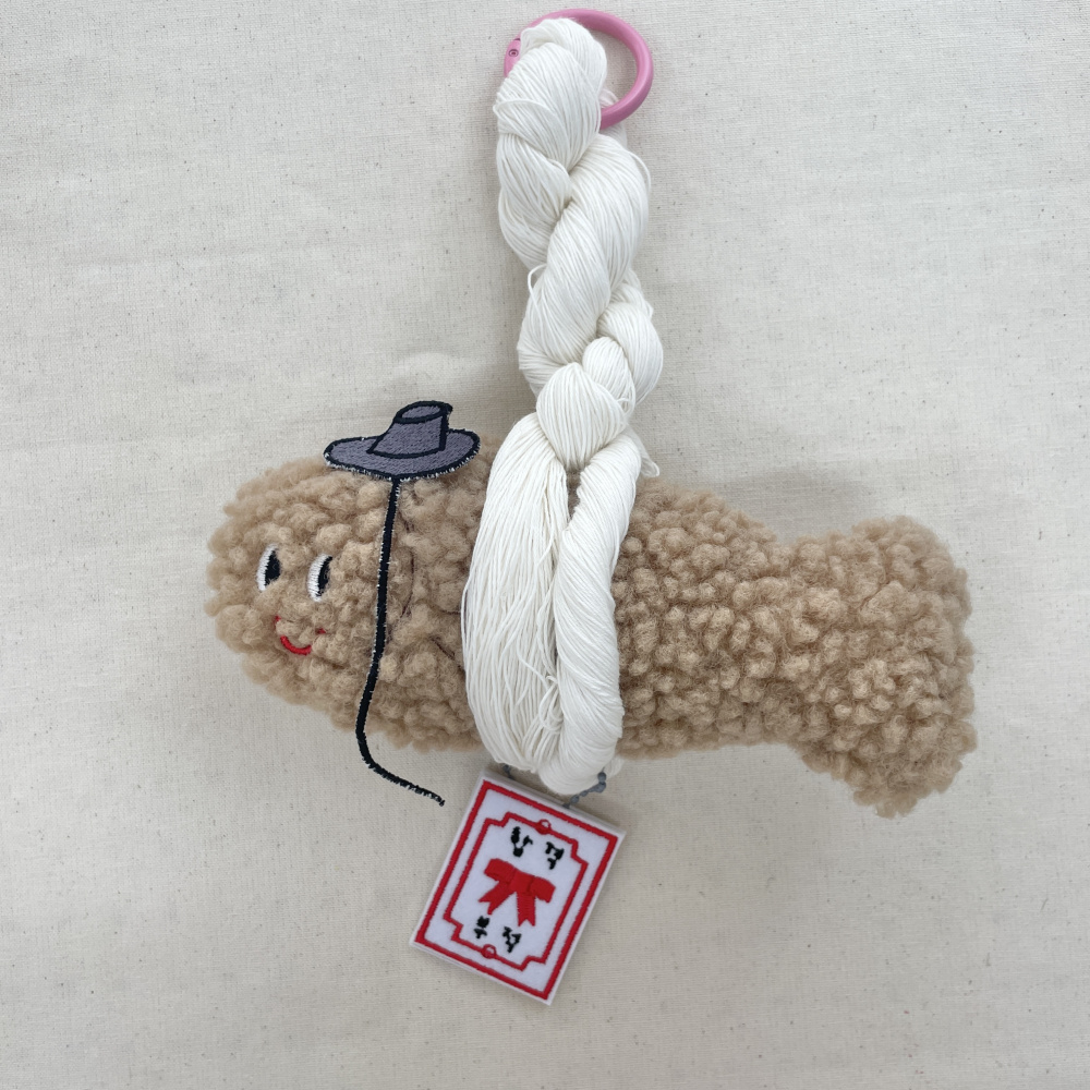 갓 쓴 액막이 명태 - 인테리어용