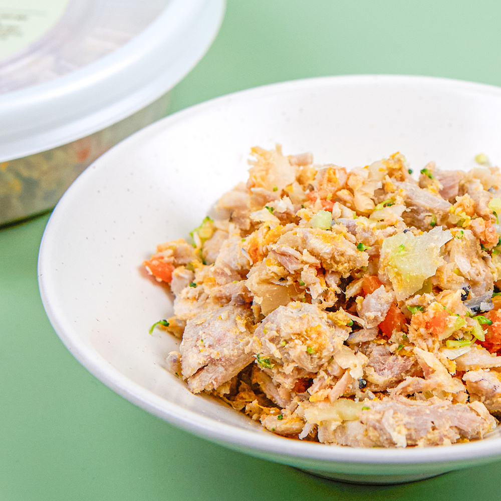 차롱멍밥 수제 건강식 자연식 화식  (연어, 오리, 흙돼지, 닭가슴) 4종 중 택