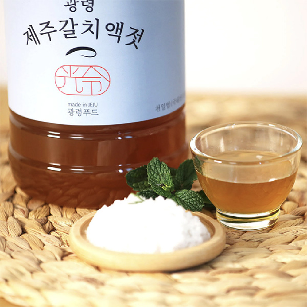 제주 수산젓갈 소스 모음 한치 자리돔 꽃멸치 멜젓 액젓 엔초페이스트