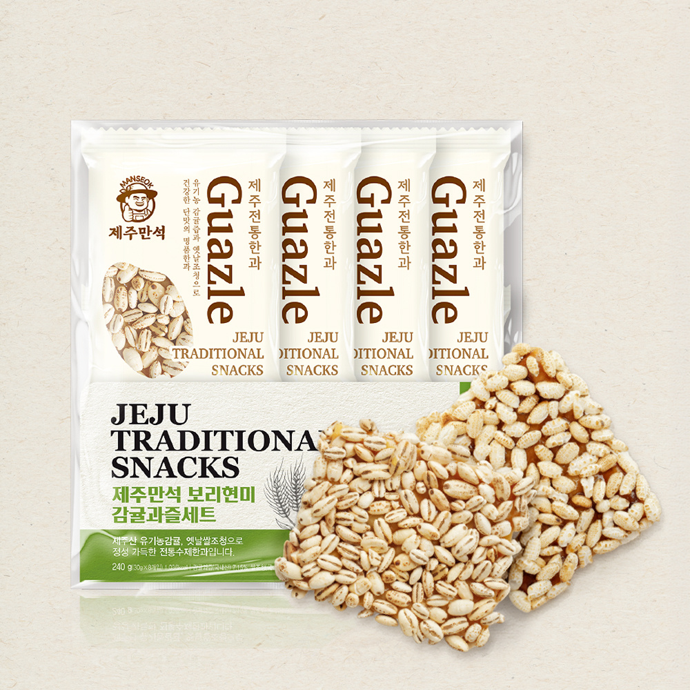제주만석 보리현미 감귤과즐 (30g*8) 2개입
