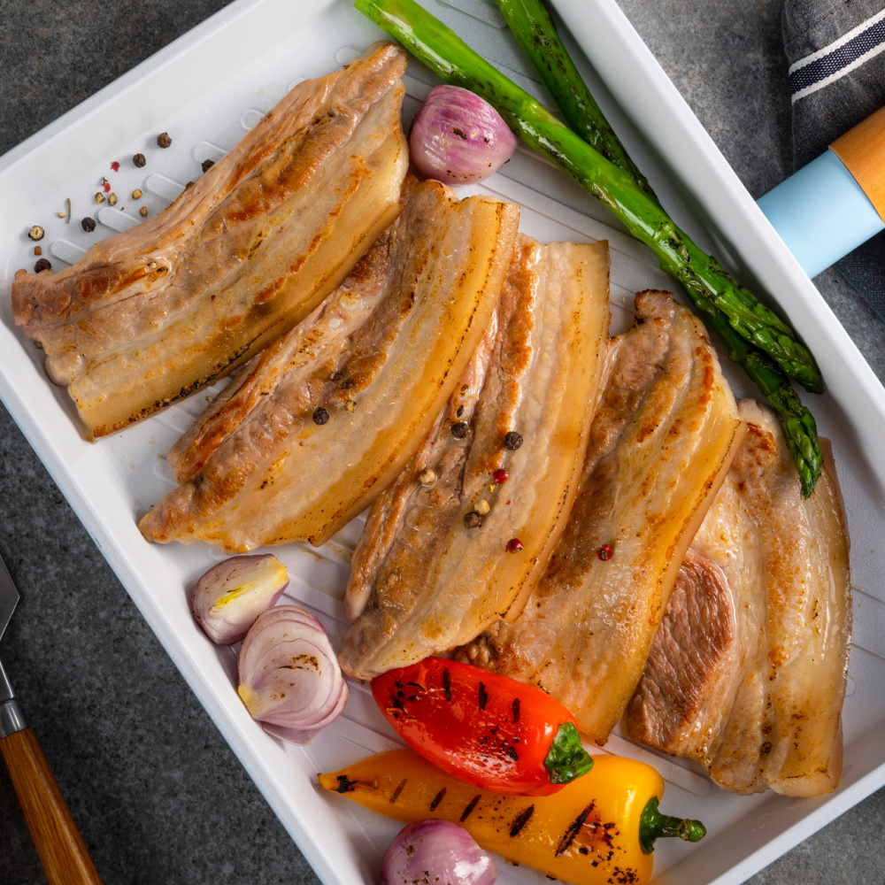 육즙이 살아있는 삽겹살 목살 구이용 세트 1kg (삼겹 500g + 목살 500g) <제주도니>