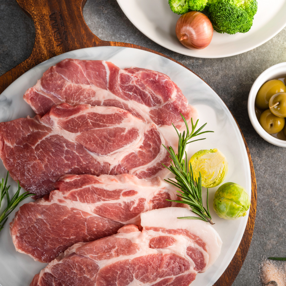 육즙이 살아있는 삽겹살 목살 구이용 세트 1kg (삼겹 500g + 목살 500g) <제주도니>