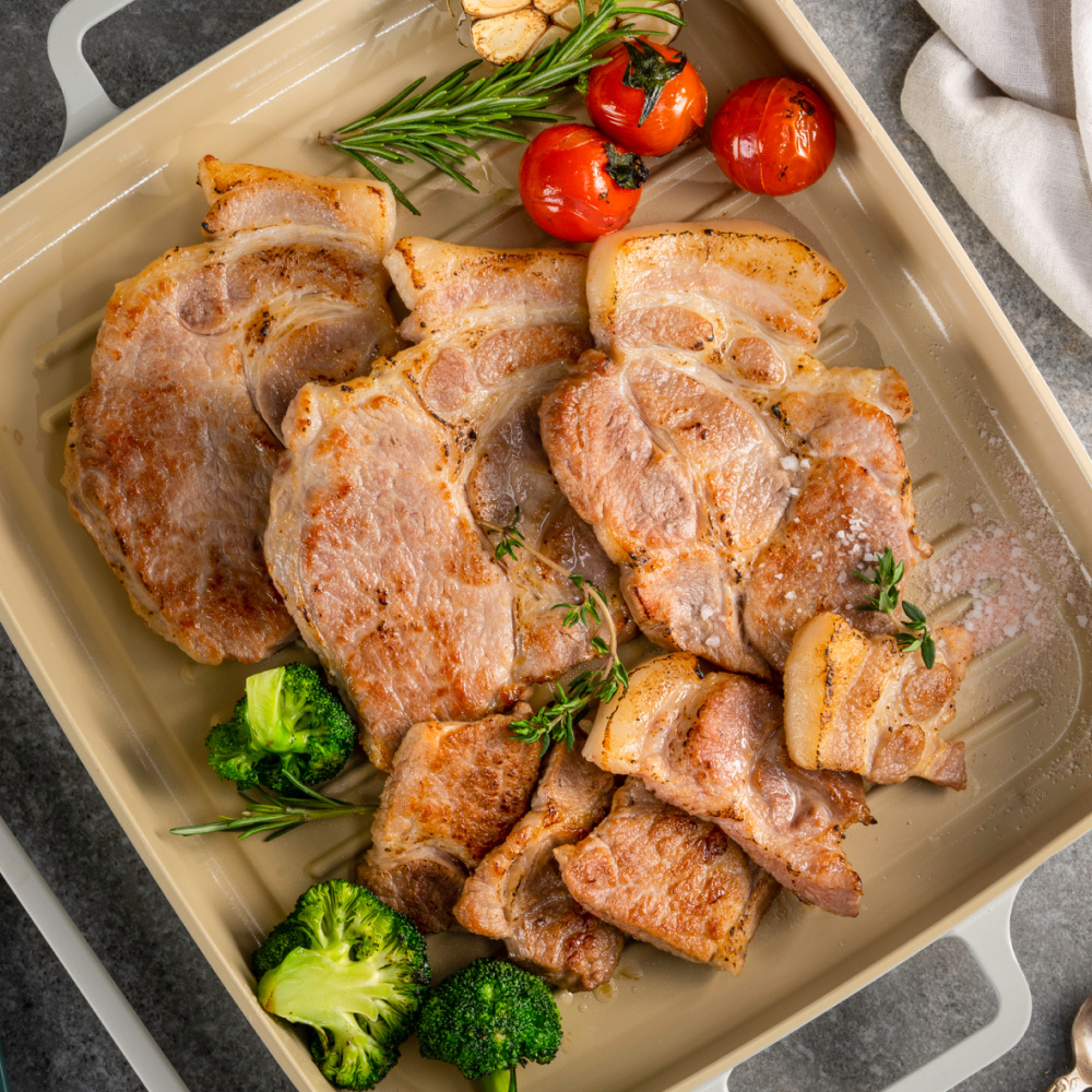 육즙이 살아있는 삽겹살 목살 구이용 세트 1kg (삼겹 500g + 목살 500g) <제주도니>