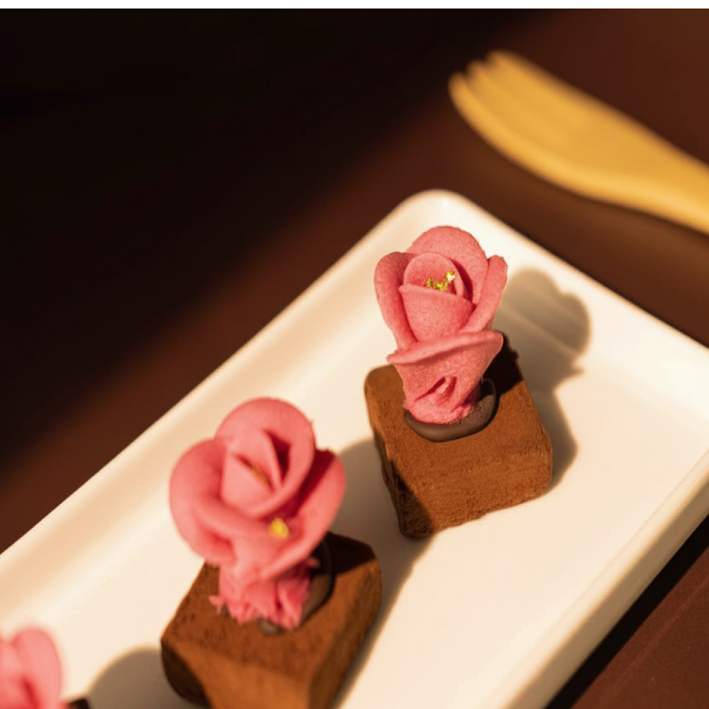 안젤라 장미 백년초 다크 생 초콜릿 5개입