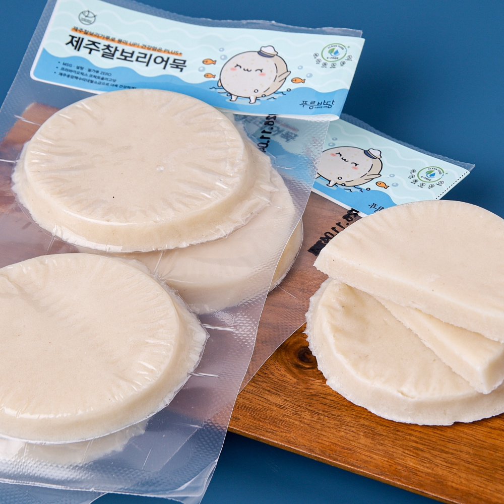 제주 찰보리의 고소함 찰보리어묵 2개입 수제 보리어묵