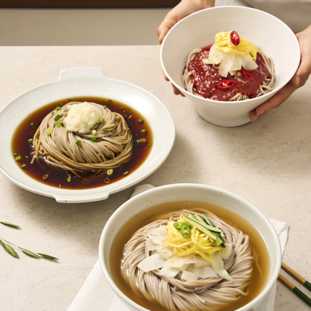 100% 순메밀면 500g 반건면 메밀소바용 비빔면용