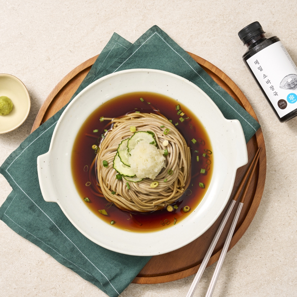 100% 순메밀면 500g 반건면 메밀소바용 비빔면용