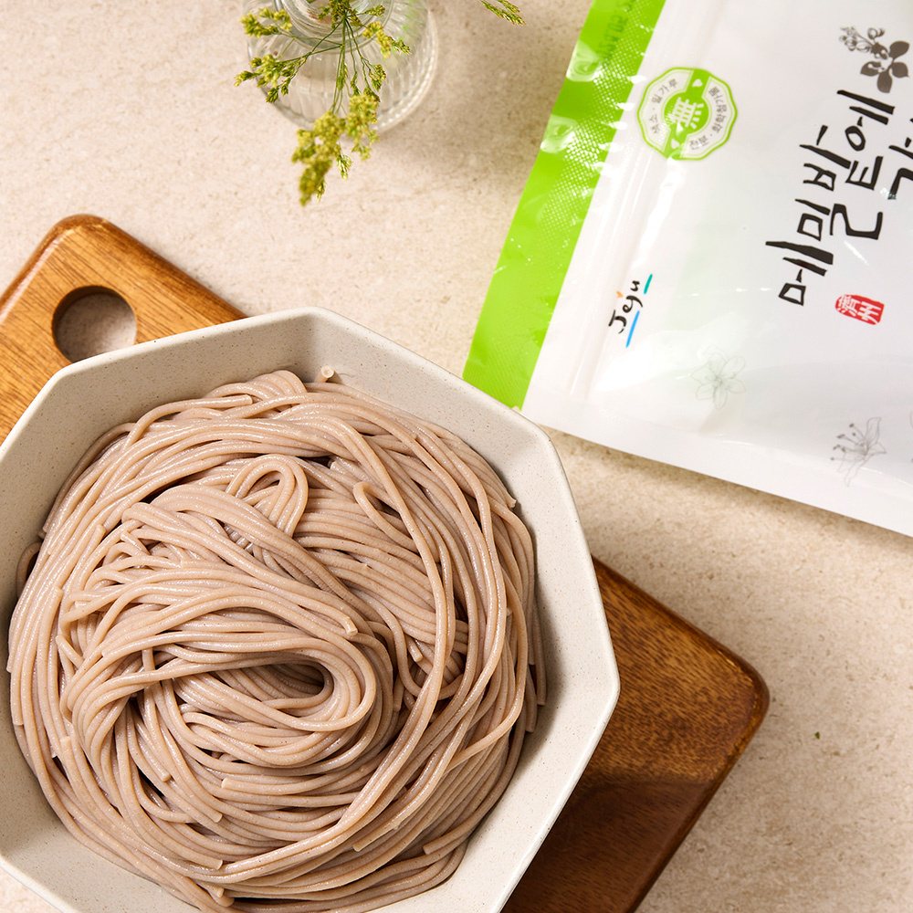 쫄깃한 메밀 칼국수 500g 메밀소바 장국 비빔양념