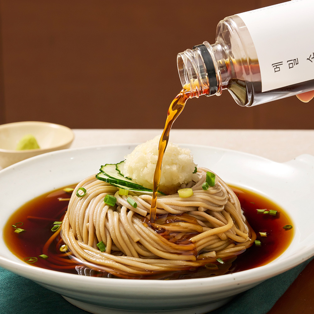 쫄깃한 메밀 칼국수 500g 메밀소바 장국 비빔양념
