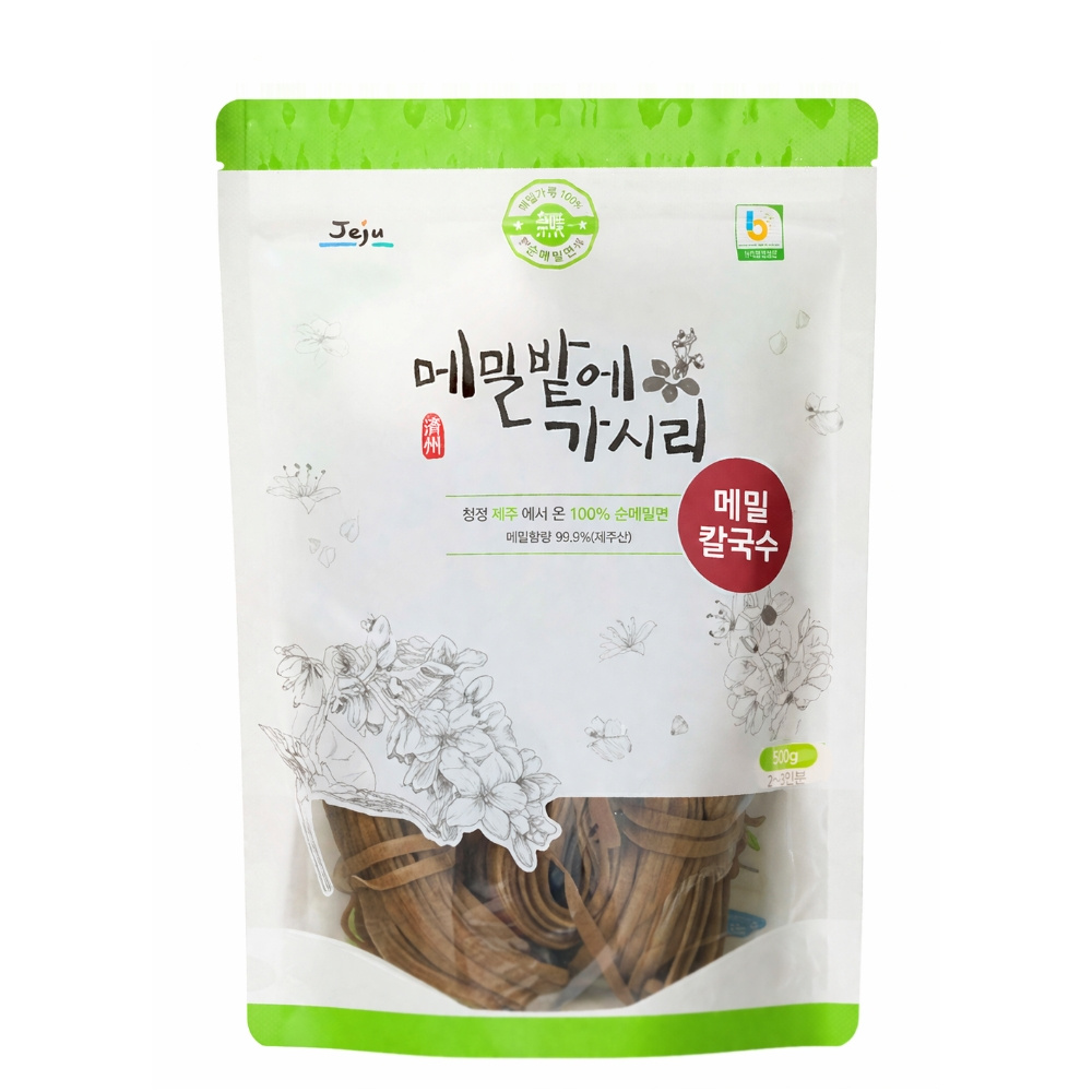 쫄깃한 메밀 칼국수 500g 메밀소바 장국 비빔양념