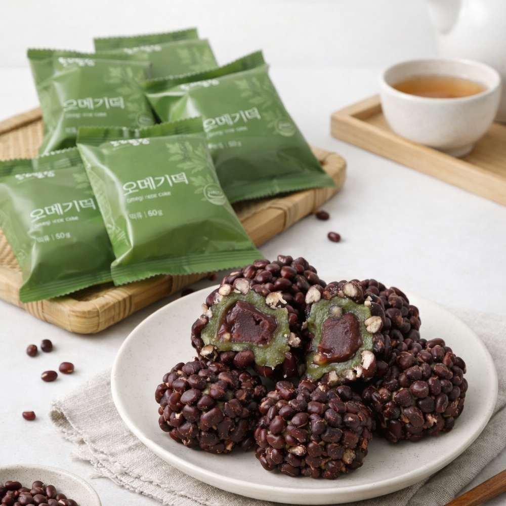 제주 오메기떡 20개 30개 50개 50g 전통떡 선물용