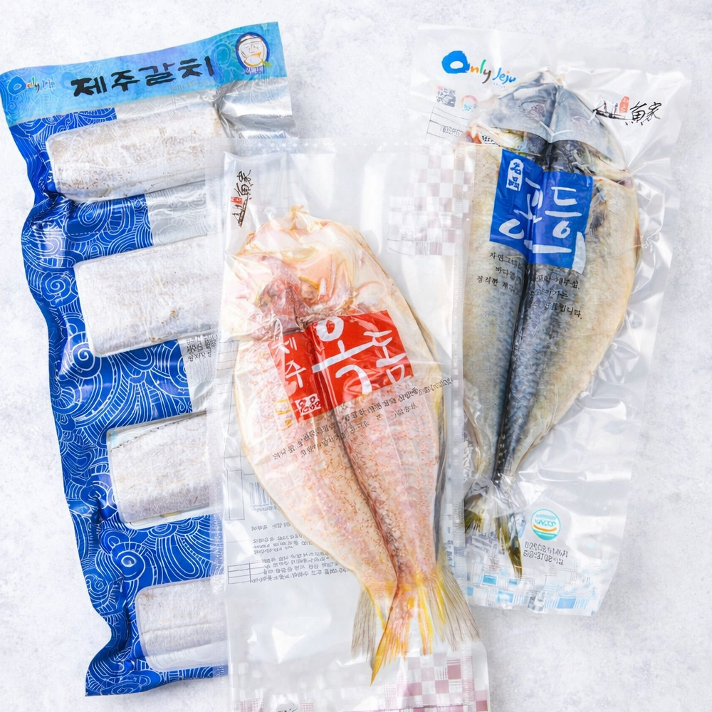제주 갈치 옥돔 고등어 세트 혼합 생선구이 갈옥고세트